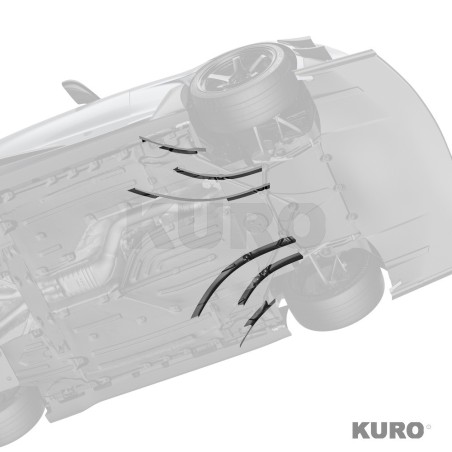 Toyota GR Supra ARD prepreg wyścigowy Undervanes