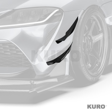 Toyota GR Supra ARD prepreg lotki (canards) (stock Bumper)