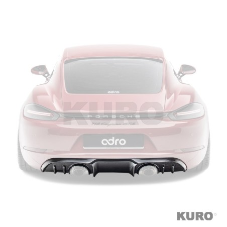 Porsche 718 prepreg dyfuzor tylny