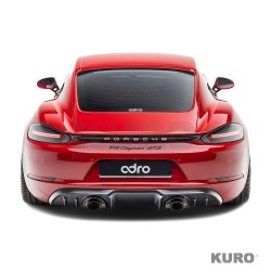 Porsche 718 prepreg dyfuzor tylny