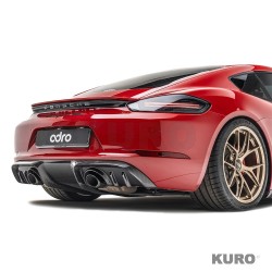 Porsche 718 prepreg dyfuzor tylny