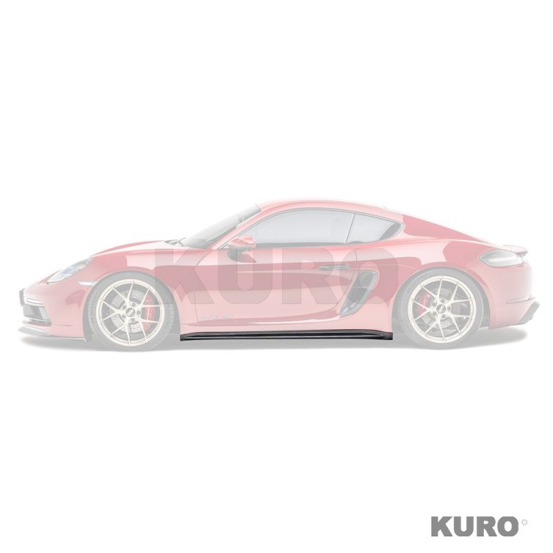 Porsche 718 prepreg progi boczne