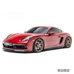 Porsche 718 prepreg splitter przedni