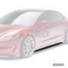 Tesla Model 3 Highland & Performance carbon progi boczne