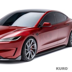 Tesla Model 3 Highland & Performance carbon progi boczne
