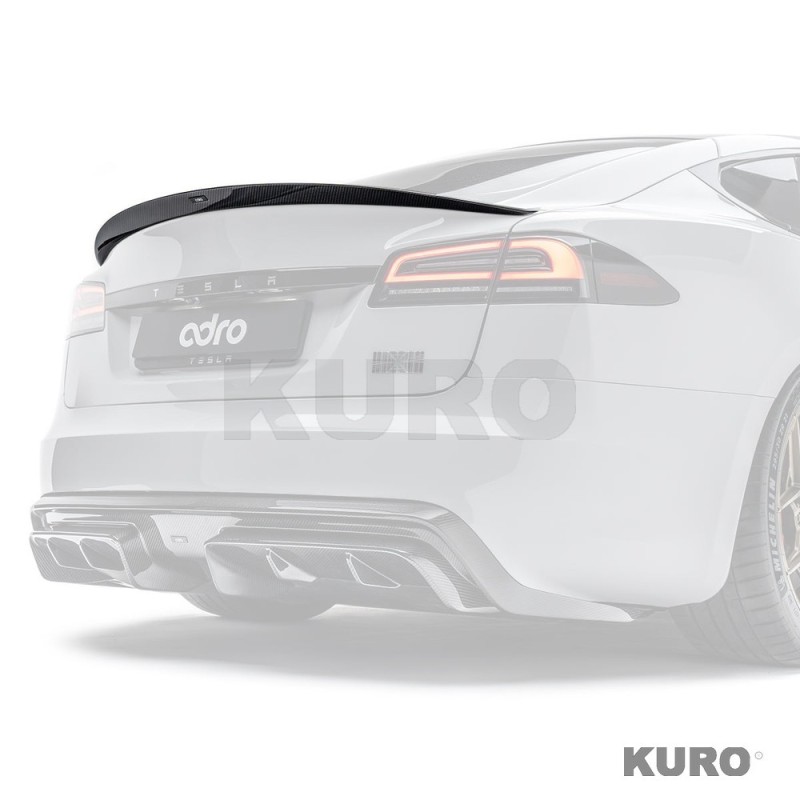 Tesla Model S Plaid prepreg spoiler