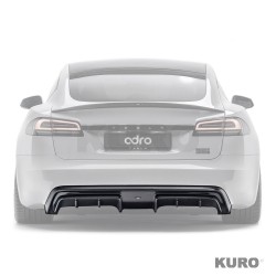 Tesla Model S Plaid prepreg dyfuzor tylny