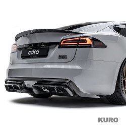 Tesla Model S Plaid prepreg dyfuzor tylny
