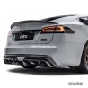 Tesla Model S Plaid prepreg dyfuzor tylny