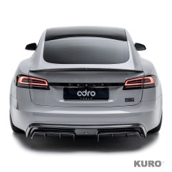 Tesla Model S Plaid prepreg dyfuzor tylny