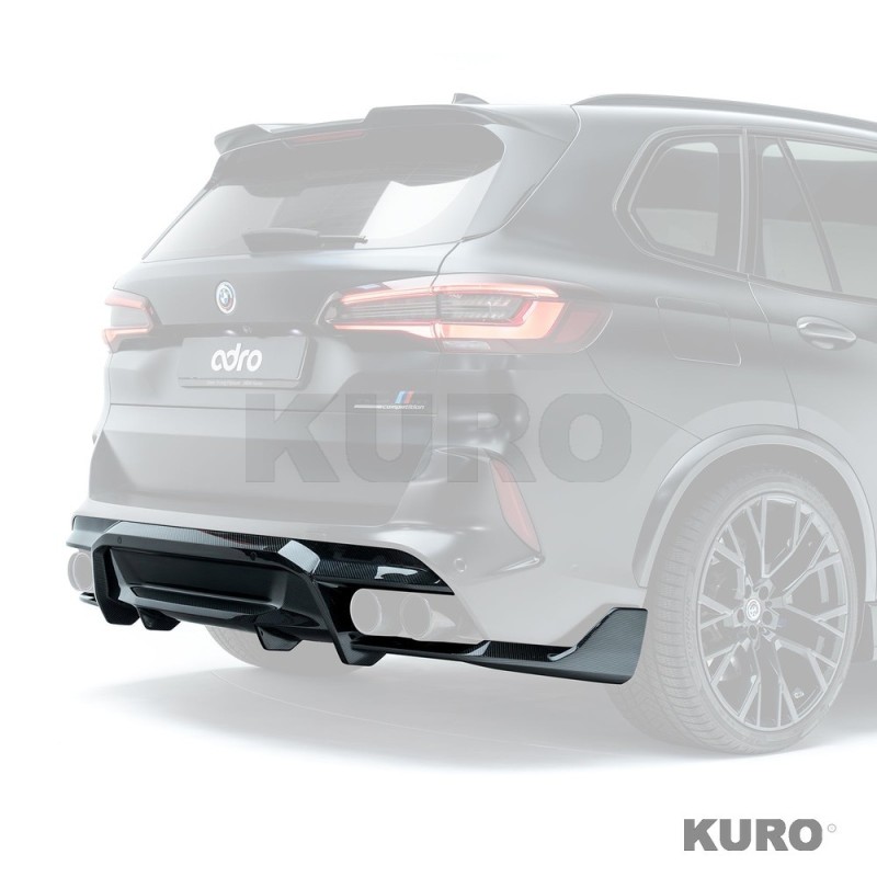 BMW F95 X5M prepreg dyfuzor tylny