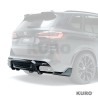 BMW F95 X5M prepreg dyfuzor tylny