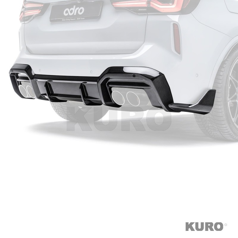 BMW F97 X3M prepreg dyfuzor tylny