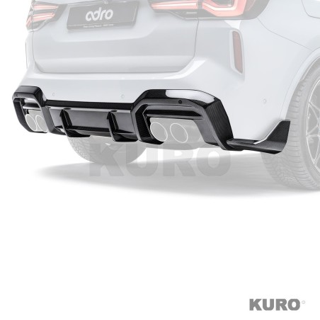 BMW F97 X3M prepreg dyfuzor tylny
