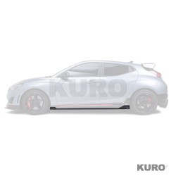 Hyundai Veloster N carbon progi boczne V2