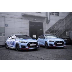 Hyundai Veloster N carbon splitter przedni V1