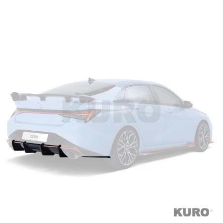 Hyundai Elantra N carbon dyfuzor tylny
