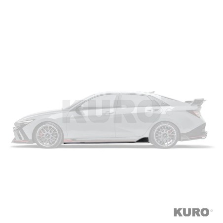 Hyundai Elantra N PE carbon progi boczne V2