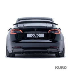 Tesla Model 3 carbon dyfuzor tylny V2