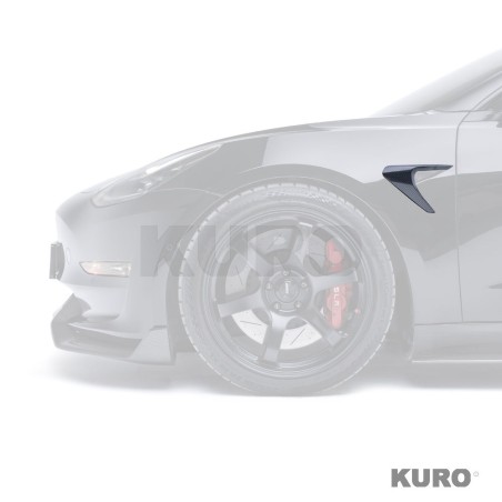 Tesla Model 3 carbon osłony kamer bocznych