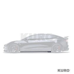 Tesla Model 3 carbon progi boczne V2
