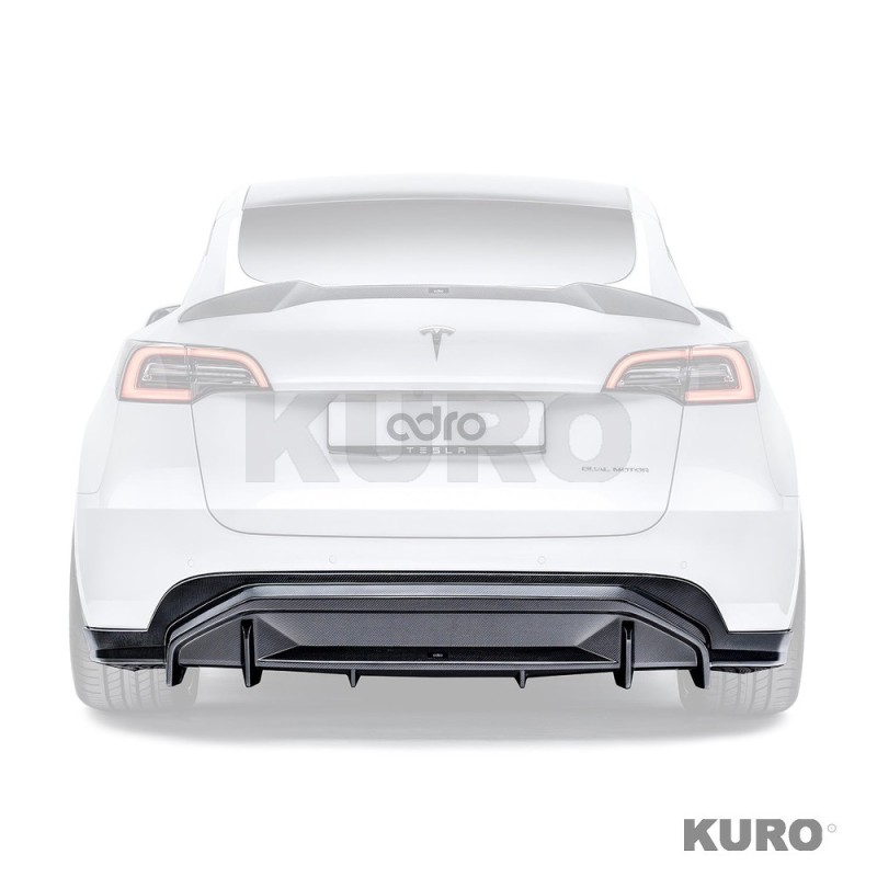 Tesla Model Y carbon dyfuzor tylny V2
