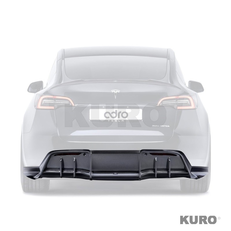 Tesla Model Y prepreg dyfuzor tylny V1