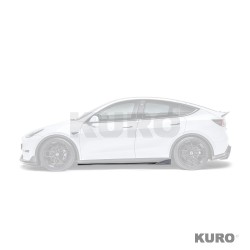 Tesla Model Y carbon progi boczne V2
