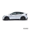 Tesla Model Y carbon progi boczne V2