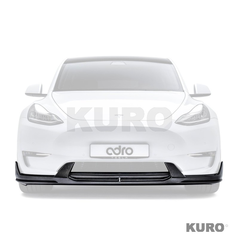 Tesla Model Y carbon splitter przedni V2