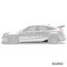 Honda FL5 Civic Type-r carbon progi boczne
