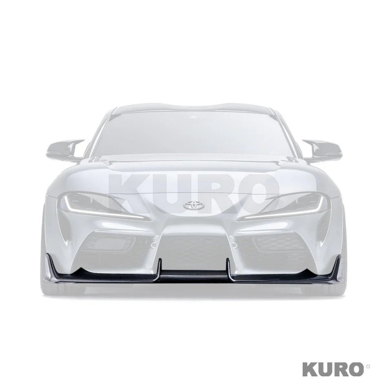 Toyota GR Supra carbon splitter przedni (stock Bumper)