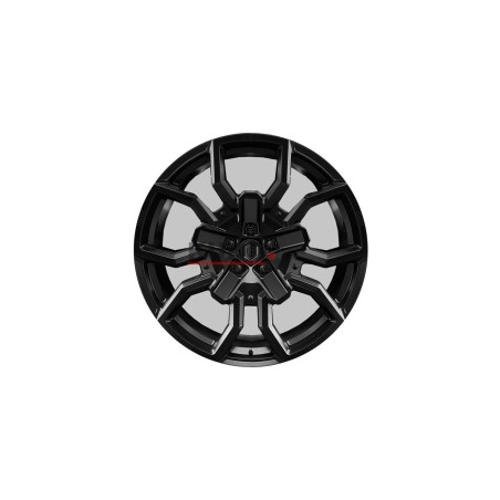 22" WX5 - 5x120 - ET35 - czarny satynowy - przód (L663)