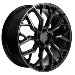 20" UC4 - 5x120 - ET32 - czarny satynowy - tył (T6.1)