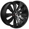 22" WX1 - 5x120 - ET25 - czarny satynowy - tył (L663)