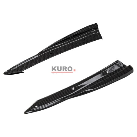 Audi RS4 B9 / B9.5 tył Quarter Sills - widoczny karbon Lacquered