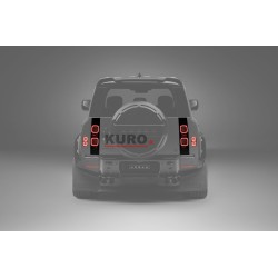Defender L663 90/110/130 OEM Nas tył Lights - Smoked - Genuine LR