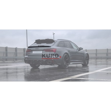 Audi C8 RS6 / RS7 dolny tył Lip spoiler - widoczny karbon