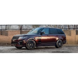 Range Rover L405 czarny satynowy aluminium frezowane wydech Finishers - Vogue