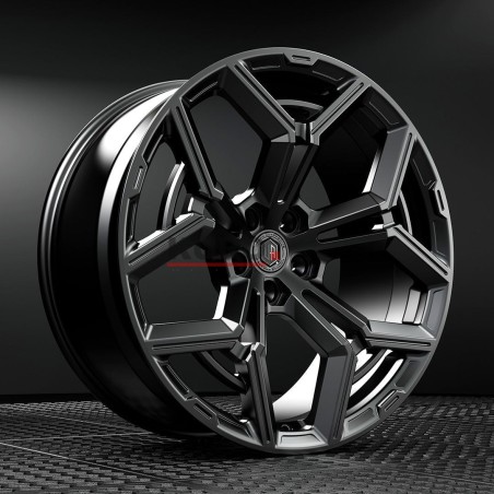 23" WX2-R (Forged) - 5x120 - ET35 (przód) - czarny satynowy