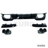 BMW 3 SERIES G20/G21 2018-2022 PRE-LCI gloss black dyfuzor i TIPS - V3