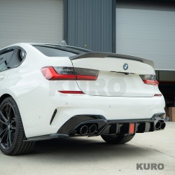 BMW G20/G21 3 SERIES 2019-2022 PRE LCI połysk LED BLACK dyfuzor z TIPS