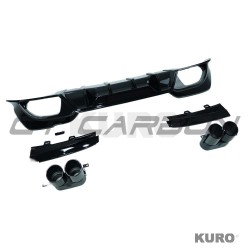 BMW 3 SERIES G20/G21 2018-2022 PRE-LCI gloss black dyfuzor i TIPS - V3