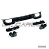 BMW 3 SERIES G20/G21 2018-2022 PRE-LCI gloss black dyfuzor i TIPS - V3