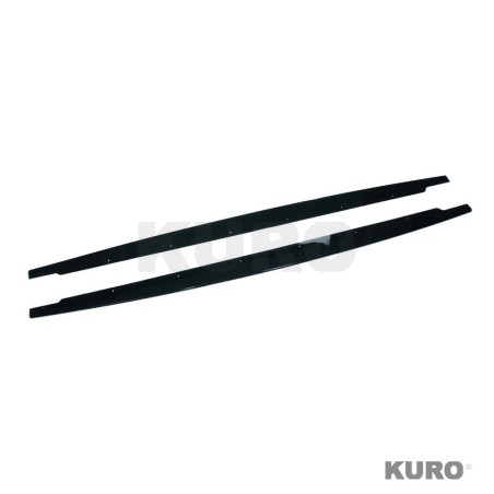 BMW M3 E90/E92 2006-2013 gloss black progi boczne - V2