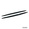 BMW M3 E90/E92 2006-2013 gloss black progi boczne - V2