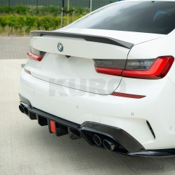 BMW G20/G21 3 SERIES 2019-2022 PRE LCI połysk LED BLACK dyfuzor z TIPS