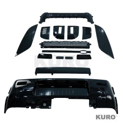 LAND ROVER DEFENDER L663 90/110/130 gloss black zderzak i listwa pakiet