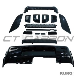 LAND ROVER DEFENDER L663 90/110/130 gloss black zderzak i listwa pakiet