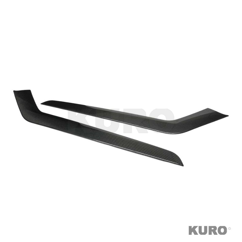 TESLA MODEL Y 2025+ po liftingu carbon suchy (dry) CARBON konsola środkowa SIDE PANEL - V1